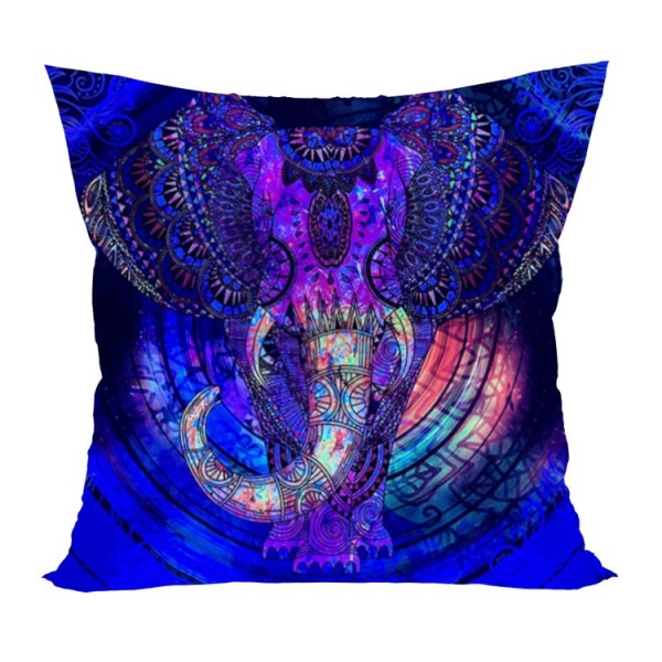 Elephant - UV Black Light Pillowcase- Double Sided