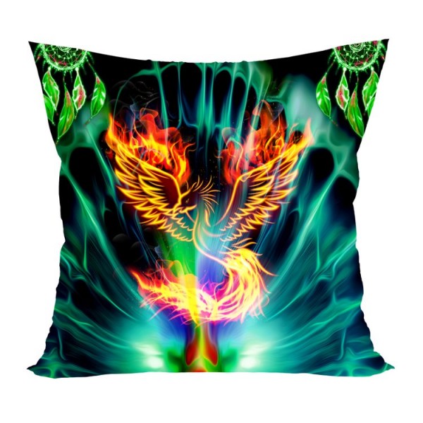 Phoenix - UV Black Light Pillowcase- Double Sided