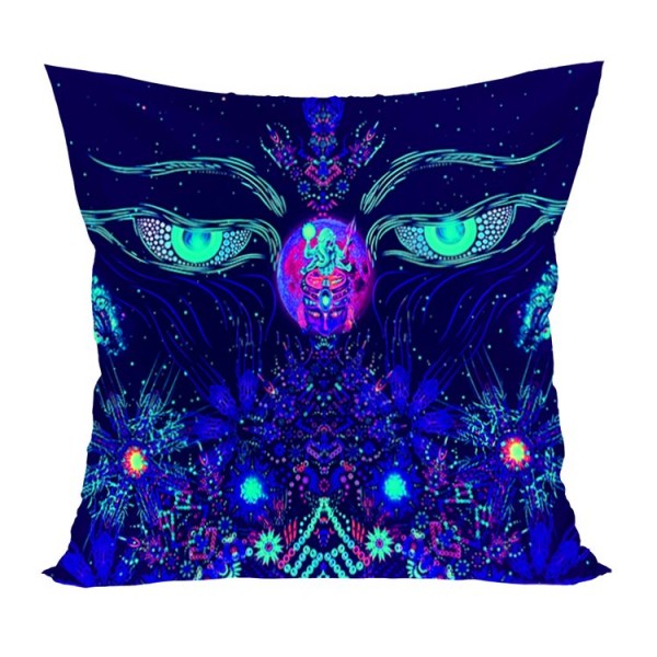 Psychedelic - UV Black Light Pillowcase- Double Sided
