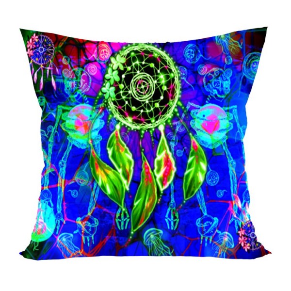 Dreamcatcher - UV Black Light Pillowcase- Double Sided