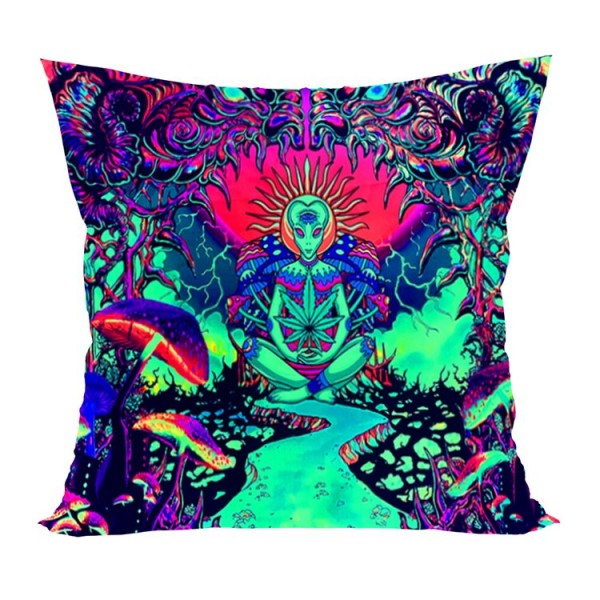 Alien - UV Black Light Pillowcase- Double Sided