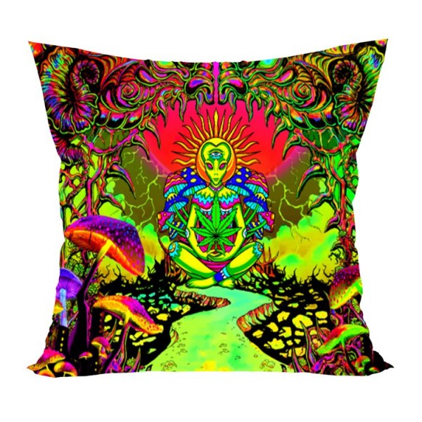 Alien - UV Black Light Pillowcase- Double Sided