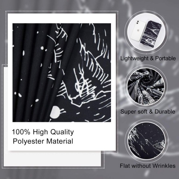 Angel Phoenix - UV Reactive Tapestry with Wall Hanging Accessories