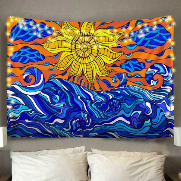 Orange Sunset - Printed Tapestry