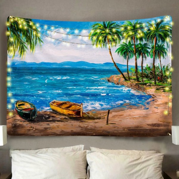 Paradise Beach - Printed Tapestry