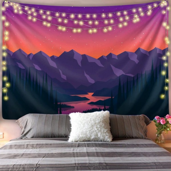 Alaska At Dusk - Printed Tapestry