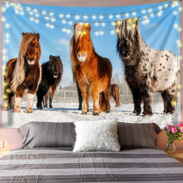 Midget Horsies - Printed Tapestry