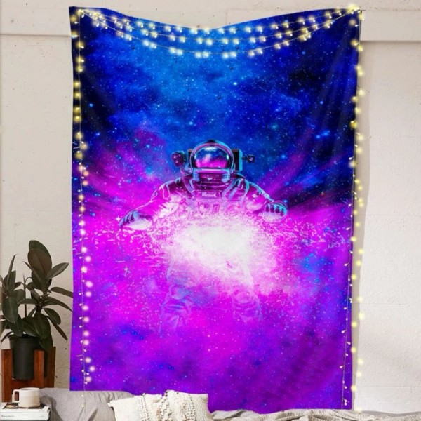 Astronaut Explosion - Printed Tapestry