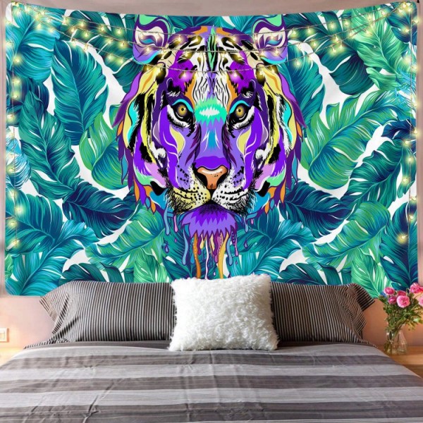 Drippy Tiger - Printed Tapestry