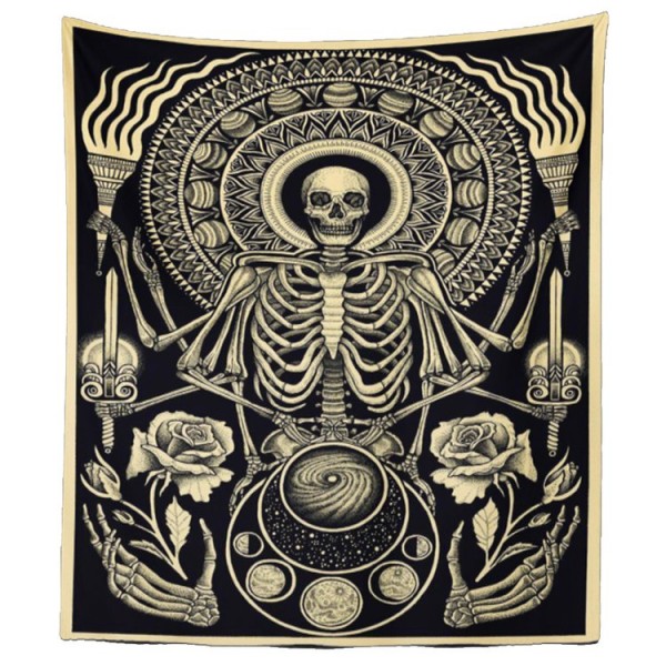 Skull - Printed Tapestry