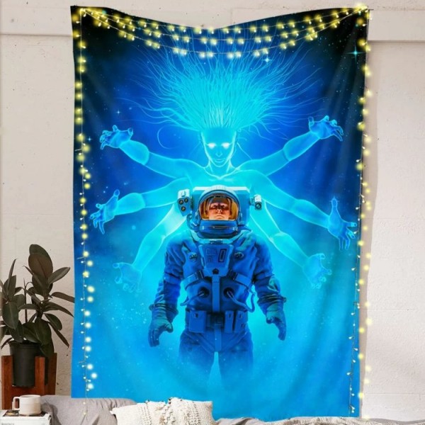 Astro Guardian - Printed Tapestry