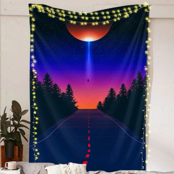 Planet Abduction - Printed Tapestry