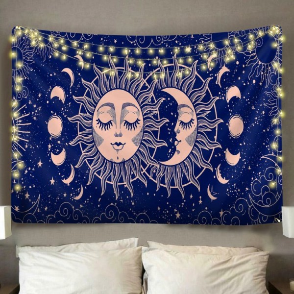 Another Sun & Moon - Printed Tapestry