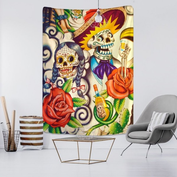 Skull - Printed Tapestry