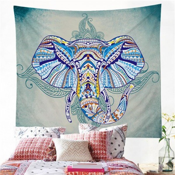 Elephant - Printed Tapestry