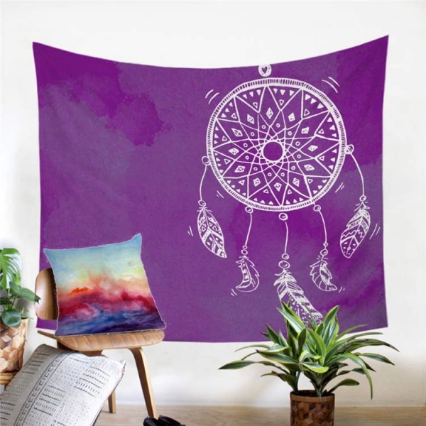Dreamcatcher Feathers - Printed Tapestry