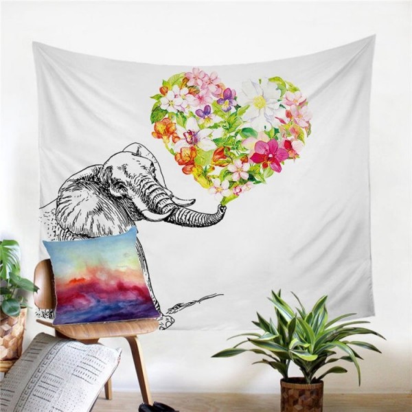 Elephant - Printed Tapestry