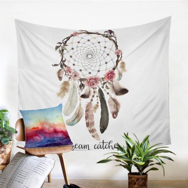 Dreamcatcher Feathers - Printed Tapestry