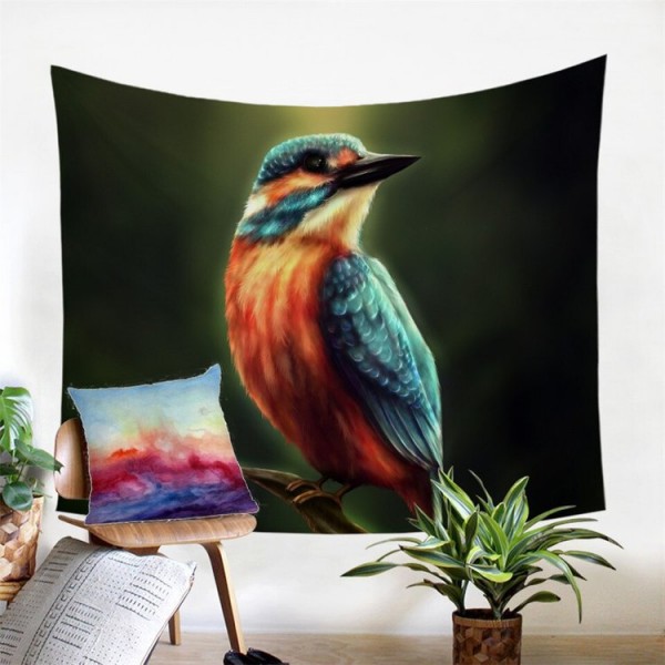 Kingfisher - Printed Tapestry