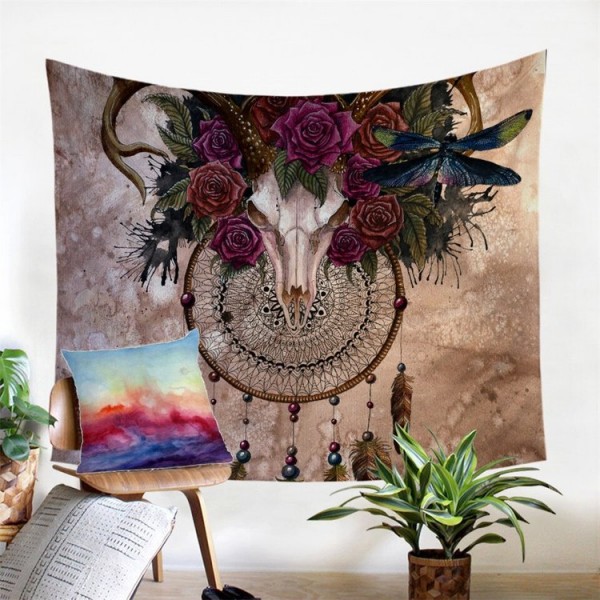 Mystery Skull - Printed Tapestry