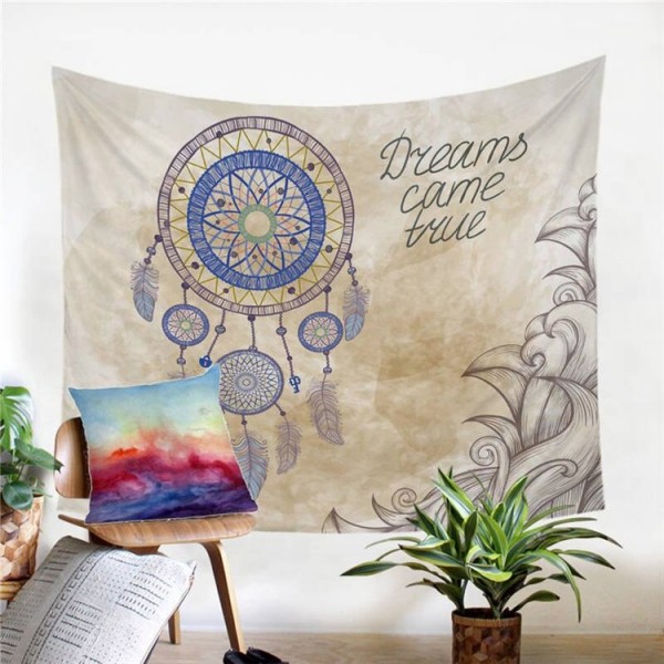 Dreamcatcher Feathers - Printed Tapestry