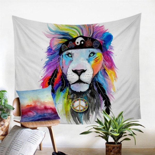 Lion - Printed Tapestry