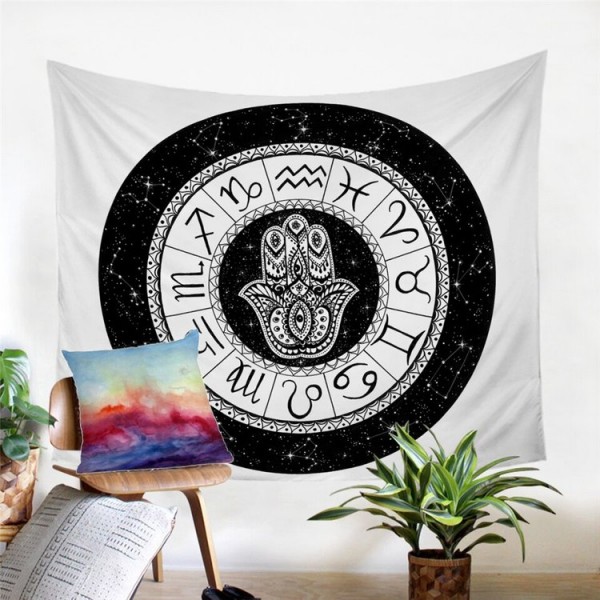 Kreis Sternzeichen - Printed Tapestry