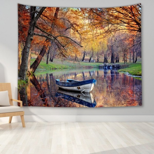 Misty Forest - Printed Tapestry
