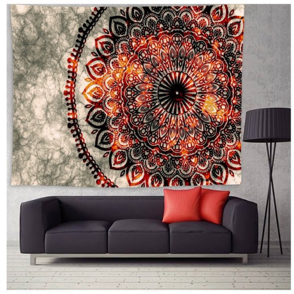 Flower Mandala - Printed Tapestry