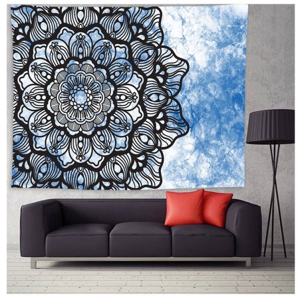 Flower Mandala - Printed Tapestry