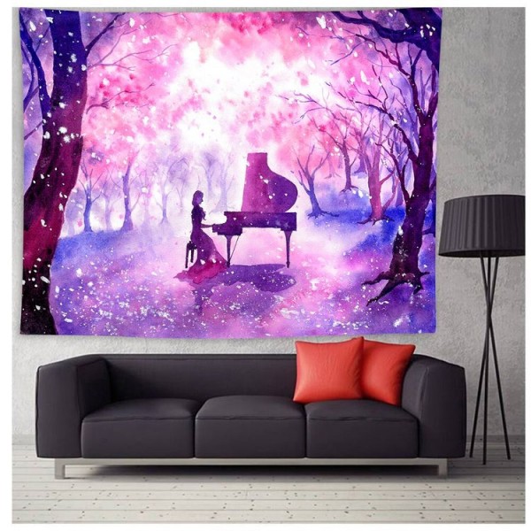 Watercolor Landscape - Printed Tapestry