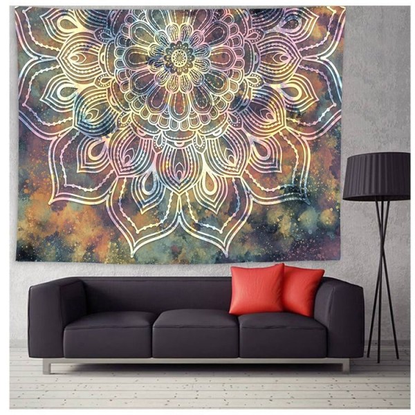 Flower Mandala - Printed Tapestry
