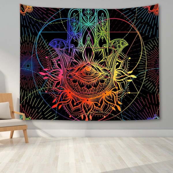 Hamsa Divination Hand - Printed Tapestry