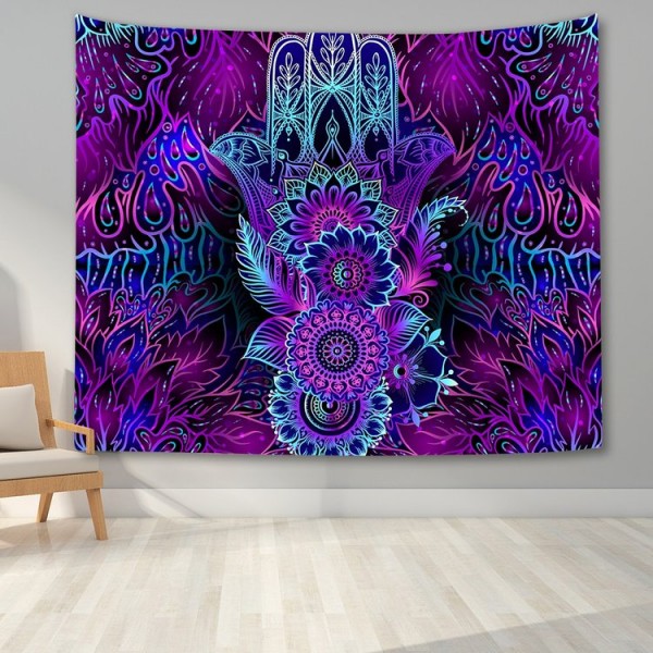 Hamsa Divination Hand - Printed Tapestry