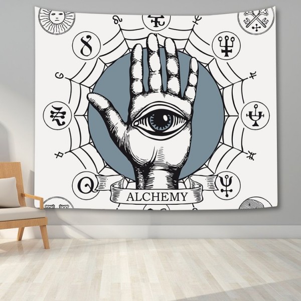 Hamsa Divination Hand - Printed Tapestry