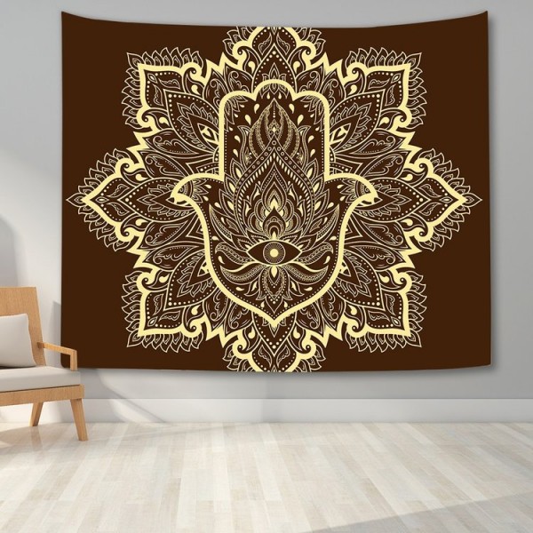 Hamsa Divination Hand - Printed Tapestry