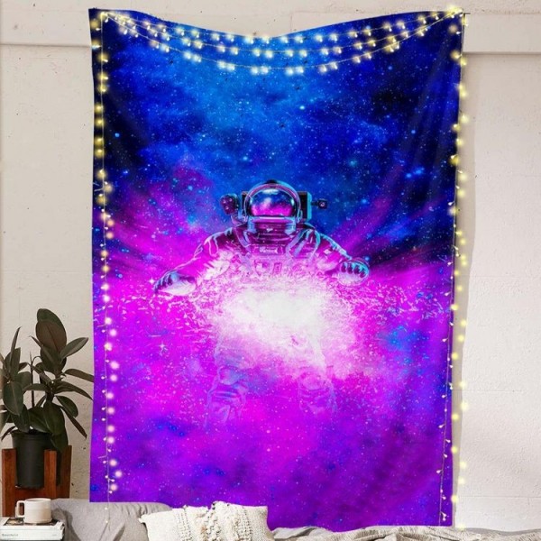 Astronaut Explosion  - Printed Tapestry