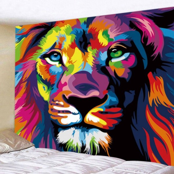 Lion - Printed Tapestry
