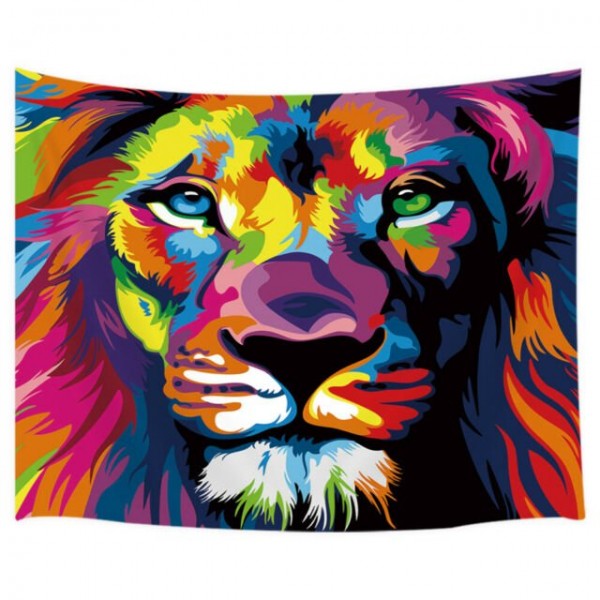 Lion - Printed Tapestry