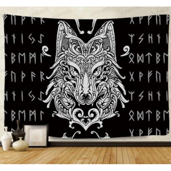 Wolf - Printed Tapestry