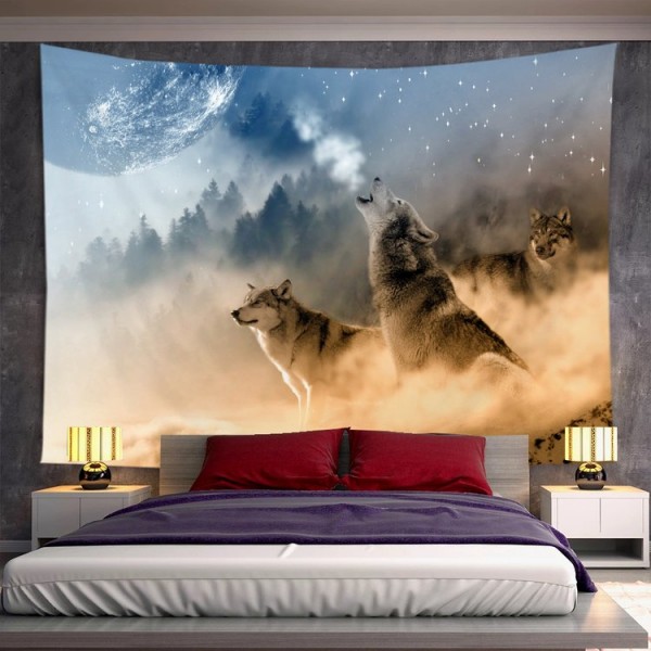 Wolf - Printed Tapestry