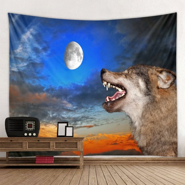 Wolf - Printed Tapestry