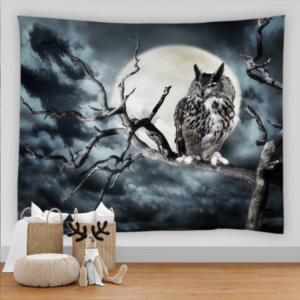 Owl - Printed Tapestry