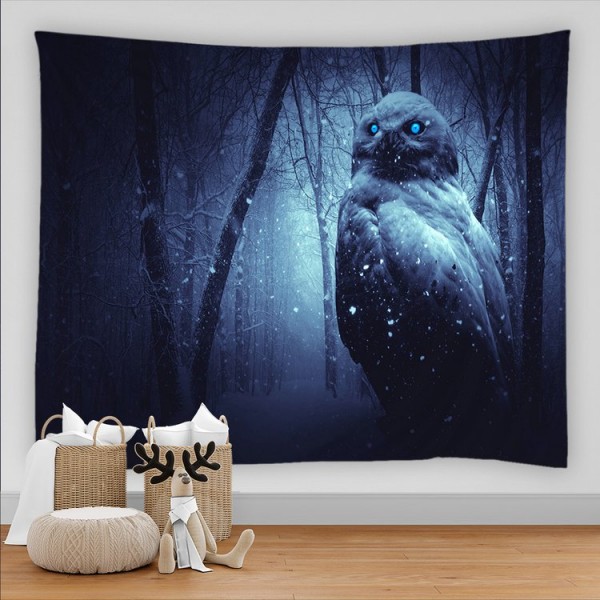 Owl - Printed Tapestry