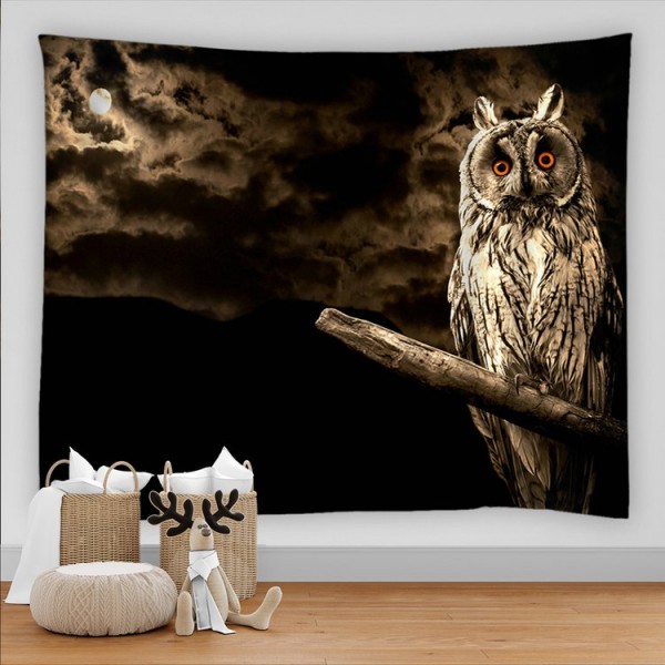 Owl - Printed Tapestry