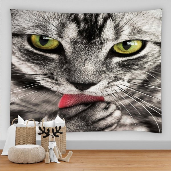 Cat - Printed Tapestry