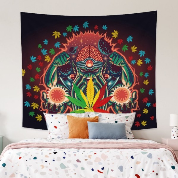Weed Alien - Printed Tapestry