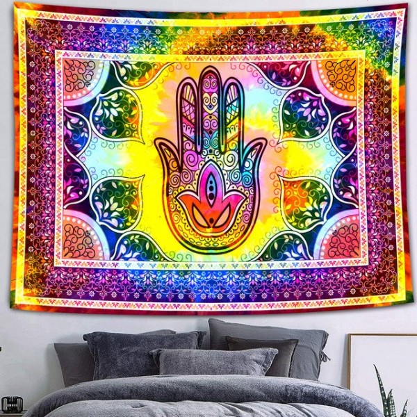 Hamsa Hand - Printed Tapestry