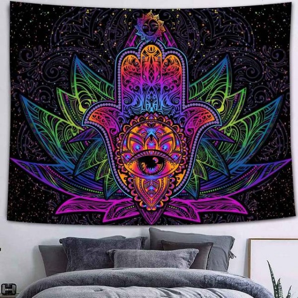 Hamsa Hand - Printed Tapestry