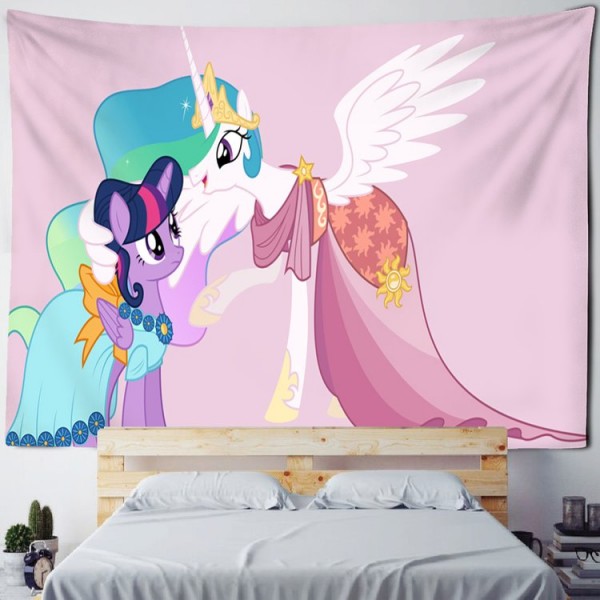 Cartoon Unicorn - Printed Tapestry